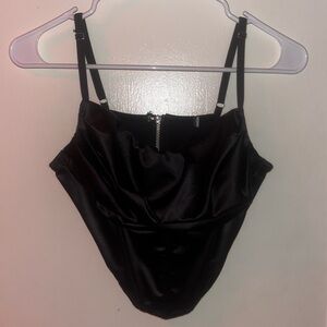 Elegant Black Textured Garment